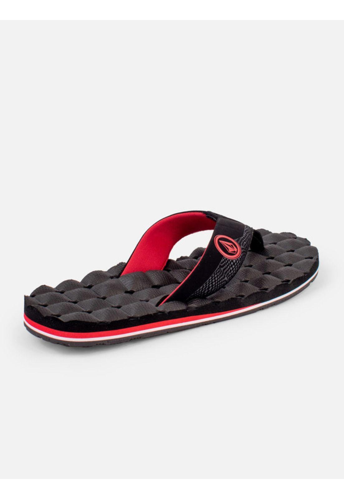Sandalias Recliner Rojo Hombre Volcom-1