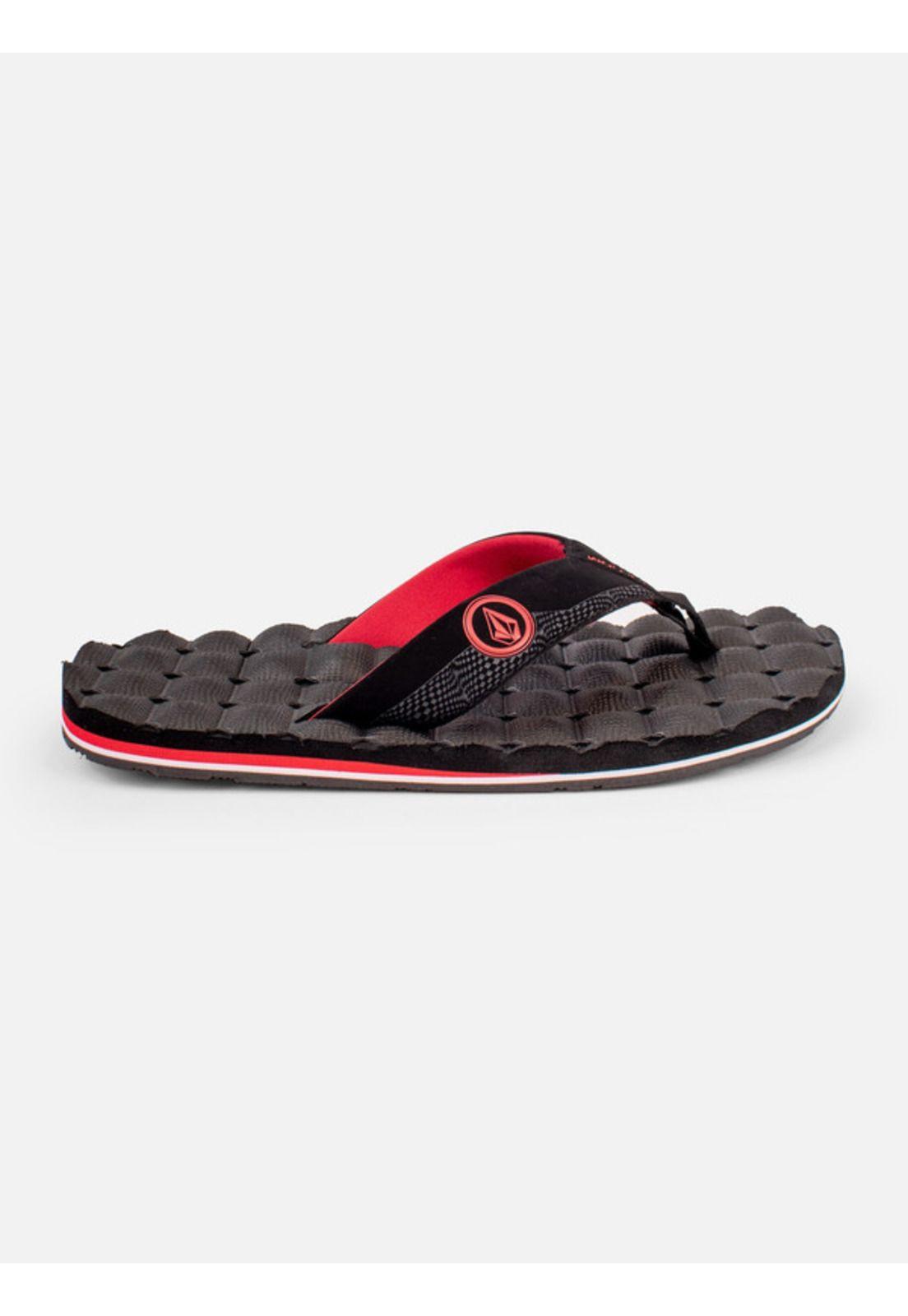 Sandalias Recliner Rojo Hombre Volcom-2