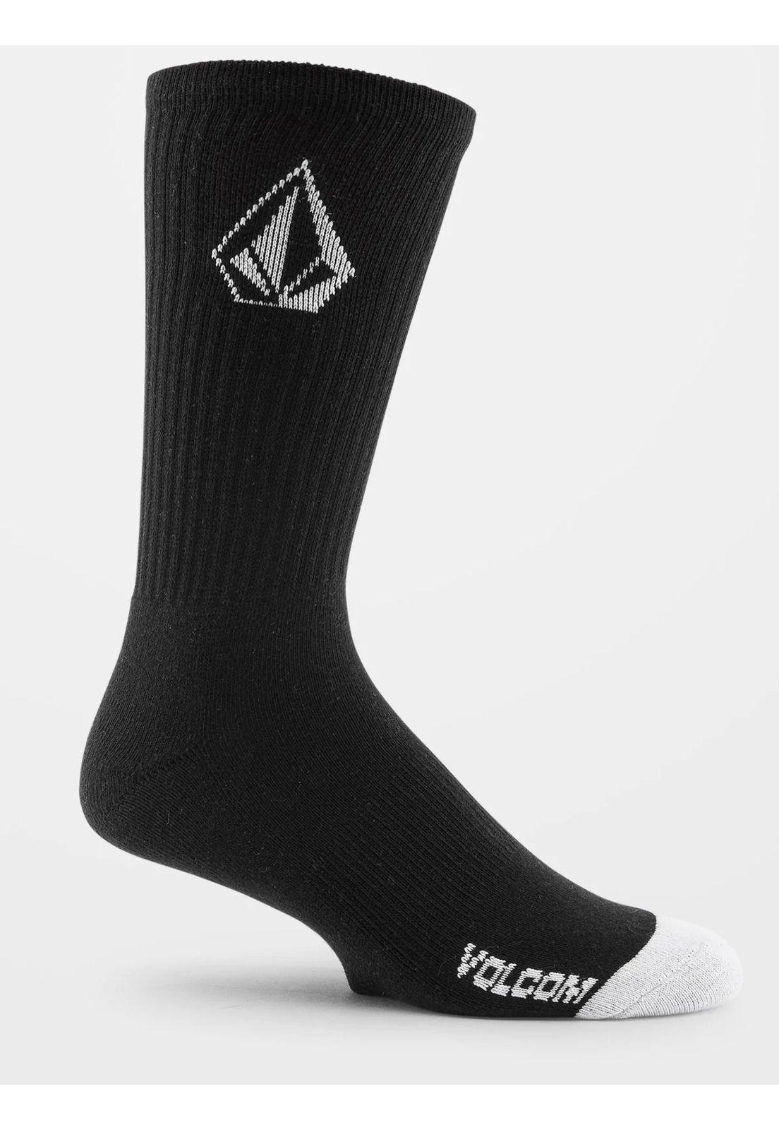 Calcetines FULL STONE SOCK 3PK Negro Volcom-1