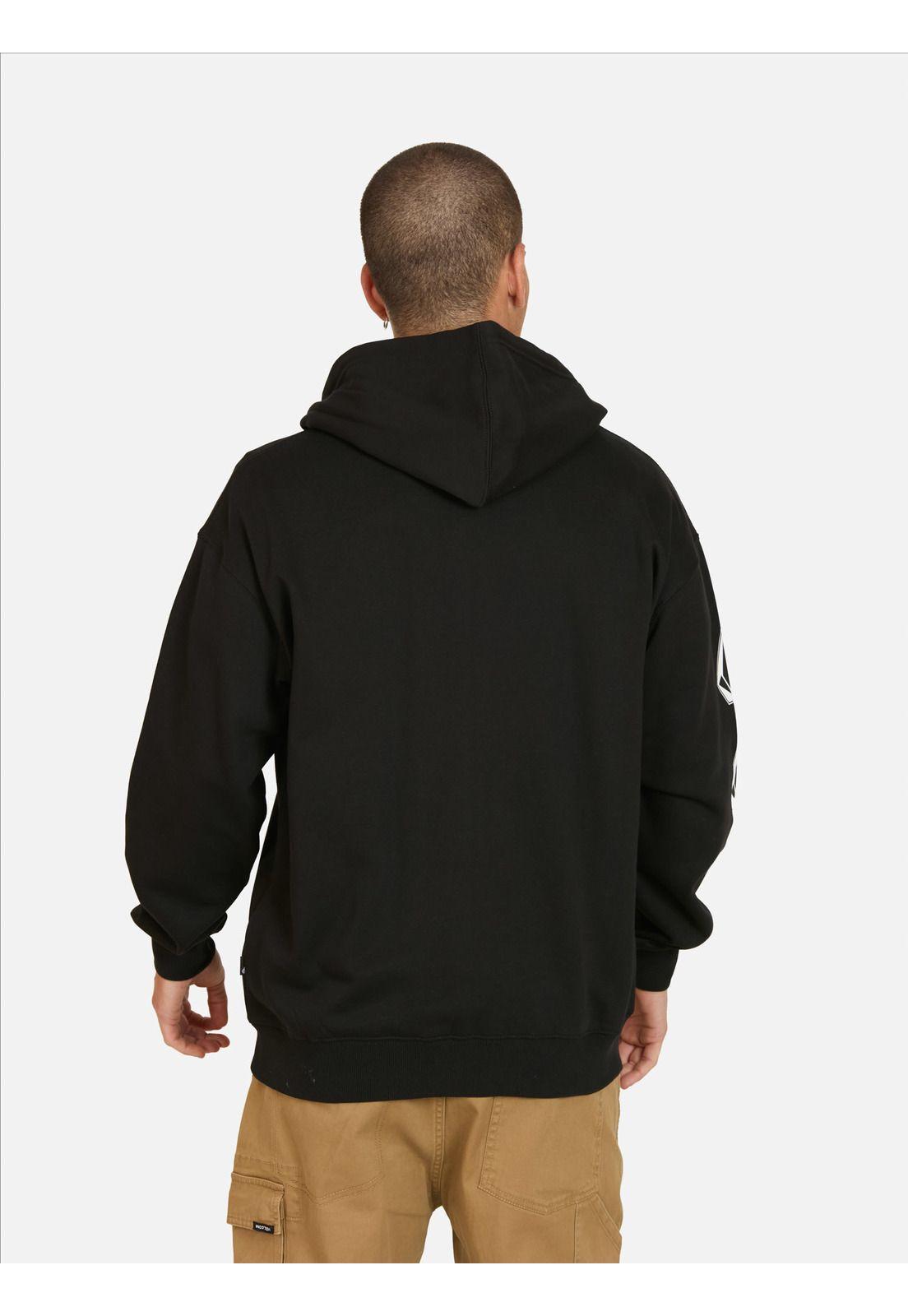 Poleron FZ Flow Negro Hombre Volcom-1