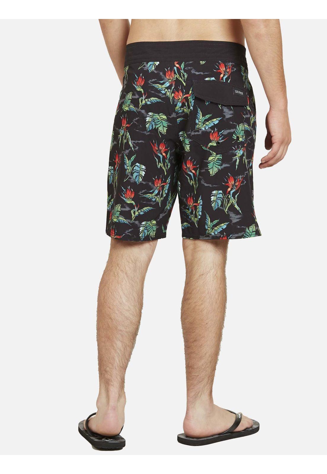 Traje de Baño BIRDS OF PARADISE TRUNKS Hombre Multicolor Volcom-1