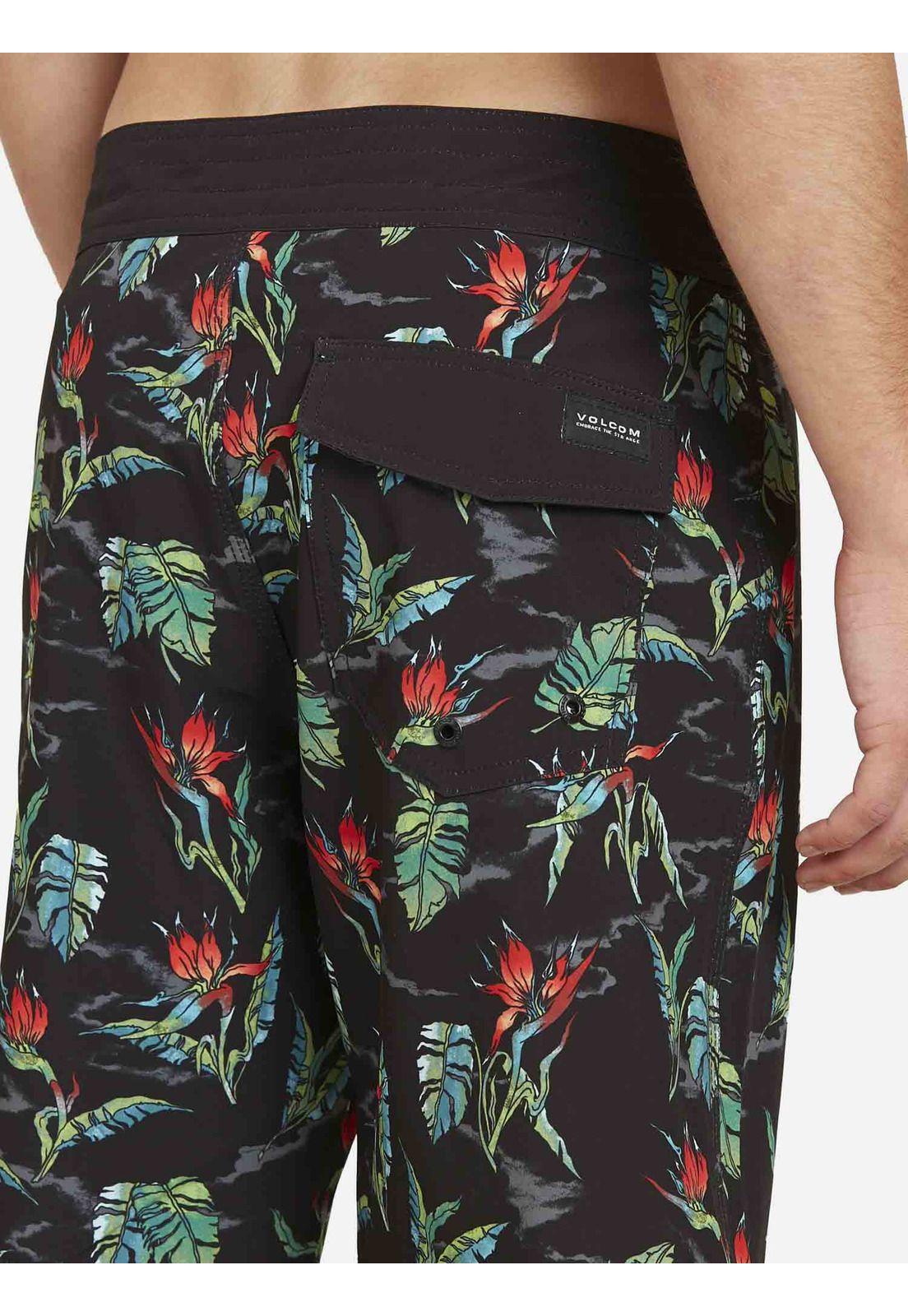 Traje de Baño BIRDS OF PARADISE TRUNKS Hombre Multicolor Volcom-2