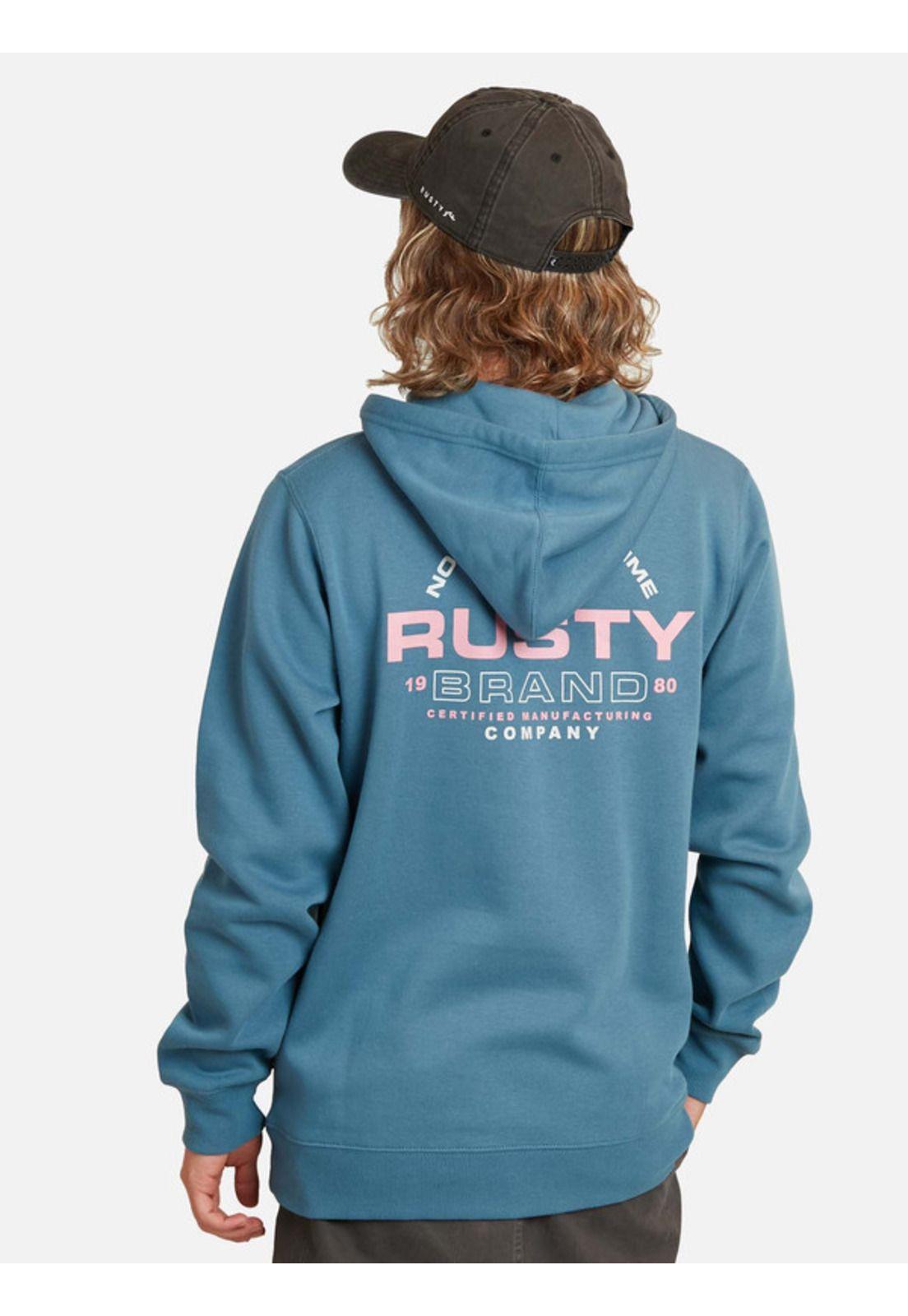 Poleron Original Rusty Hoodie Negro Hombre Rusty-1