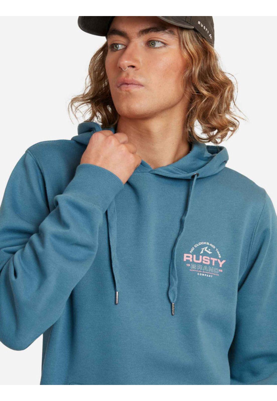 Poleron Original Rusty Hoodie Negro Hombre Rusty-2