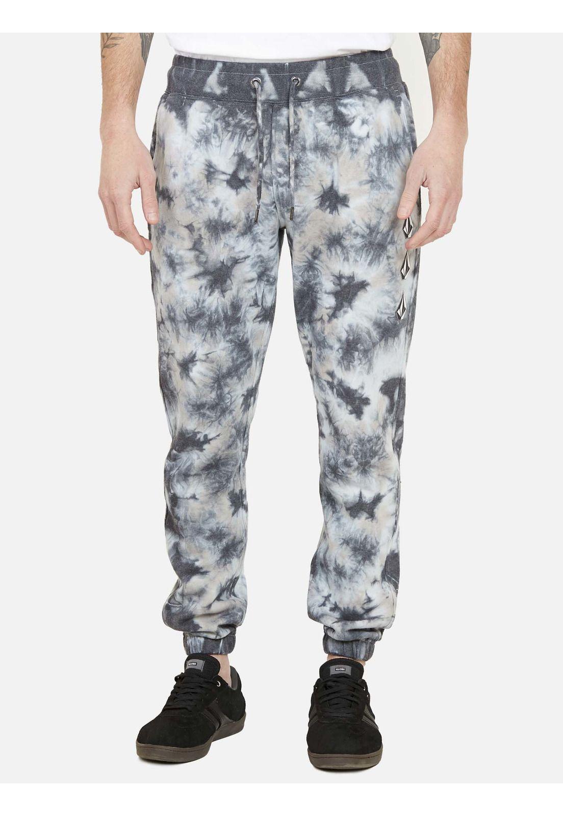 Pantalón FLEECE PANTS DYE Hombre Gris Volcom-1