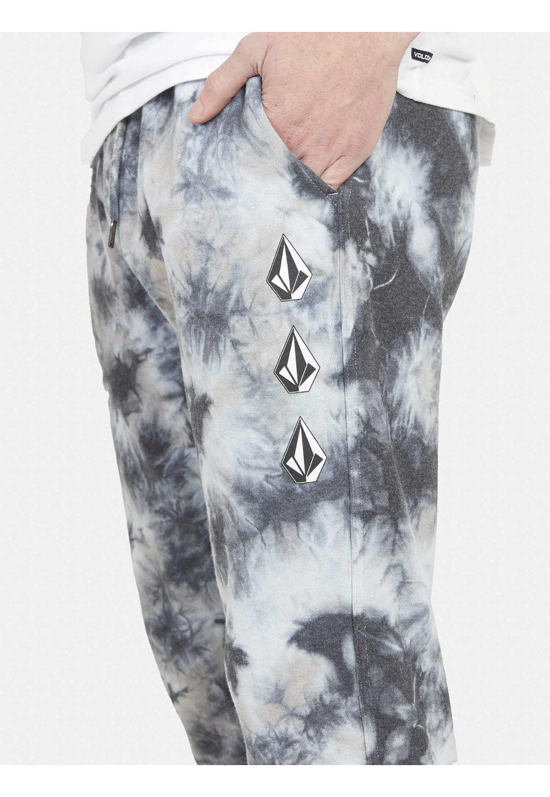 Pantalón FLEECE PANTS DYE Hombre Gris Volcom-3