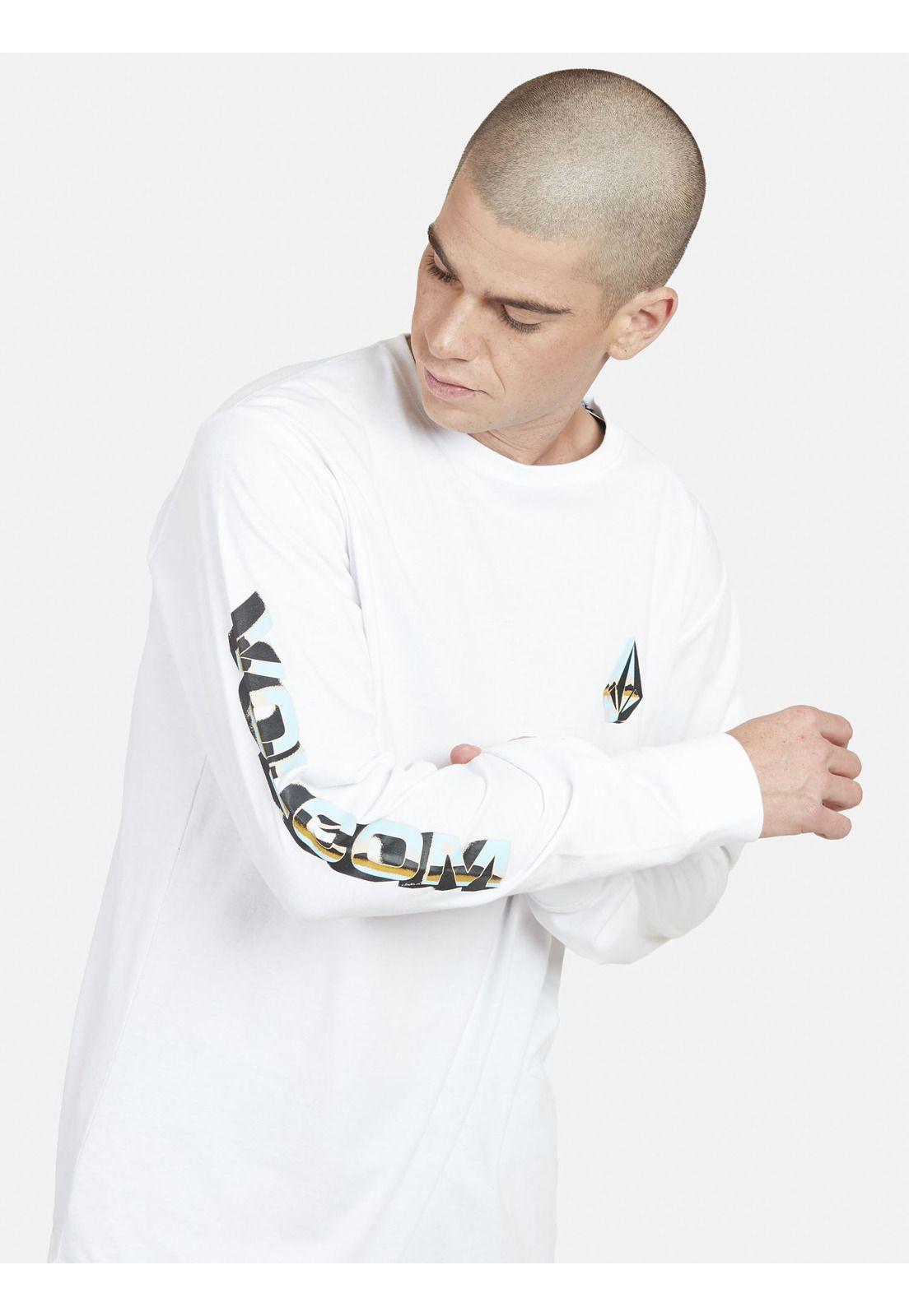 Polera RIDER FZ Hombre Blanco Volcom-4