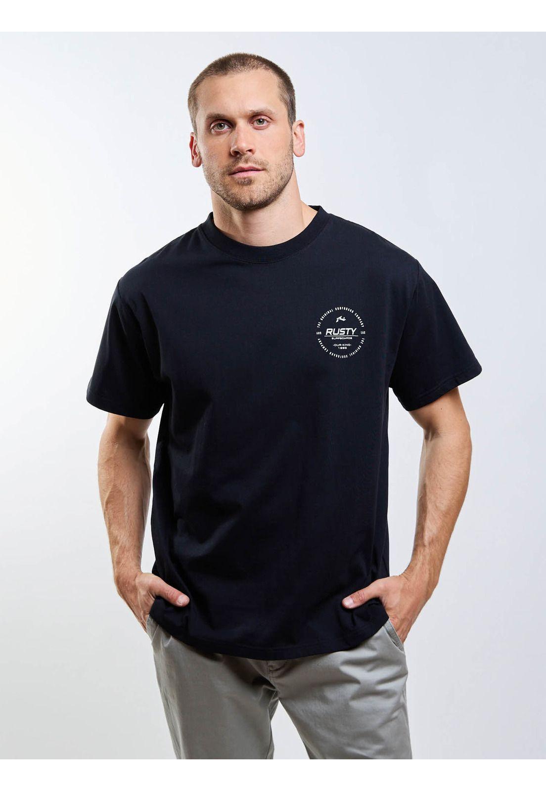 Polera MC Seal Our Kind Negro Hombre Rusty-0