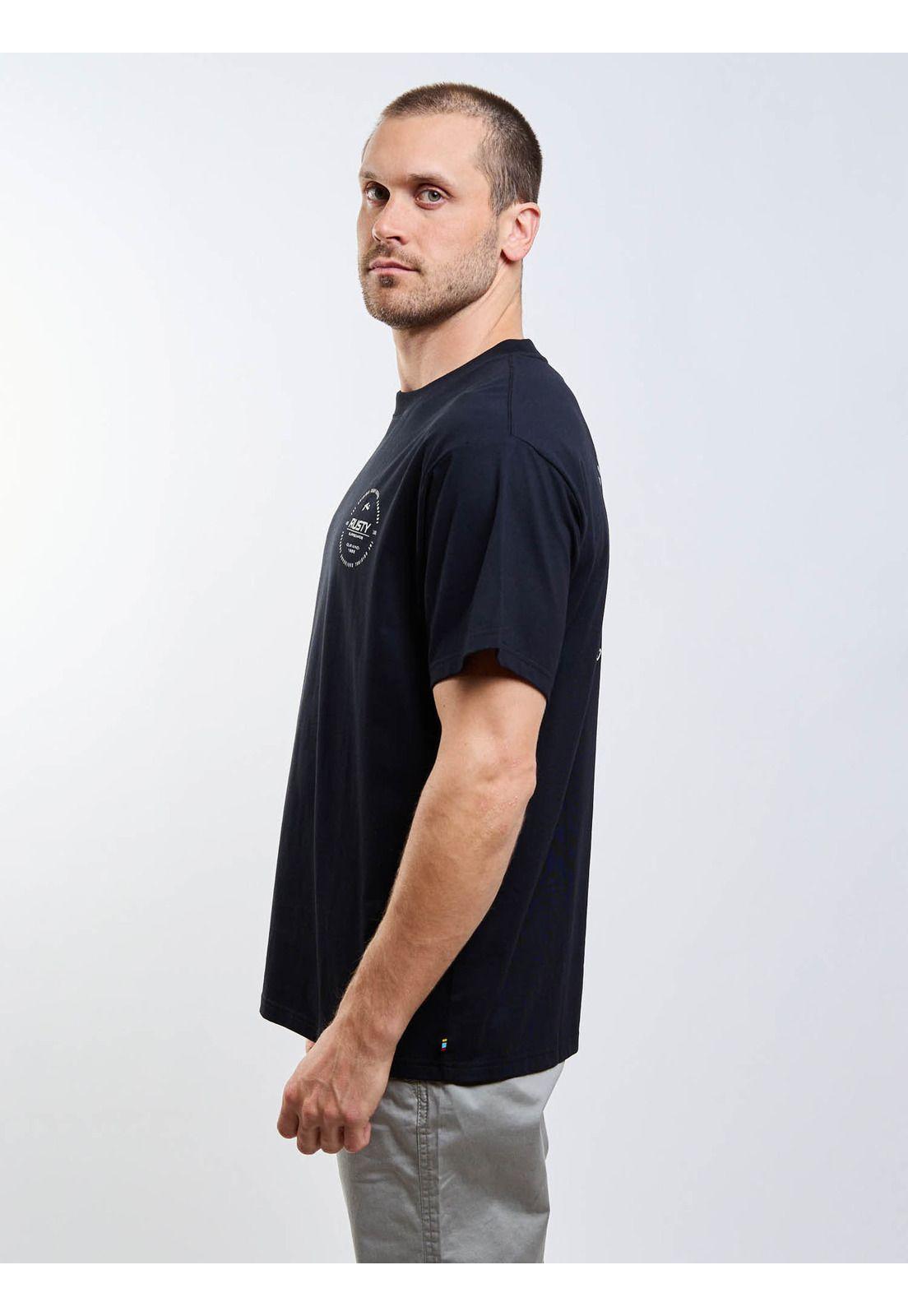 Polera MC Seal Our Kind Negro Hombre Rusty-2