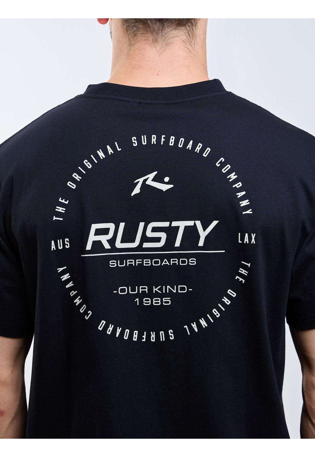 Polera MC Seal Our Kind Negro Hombre Rusty-3