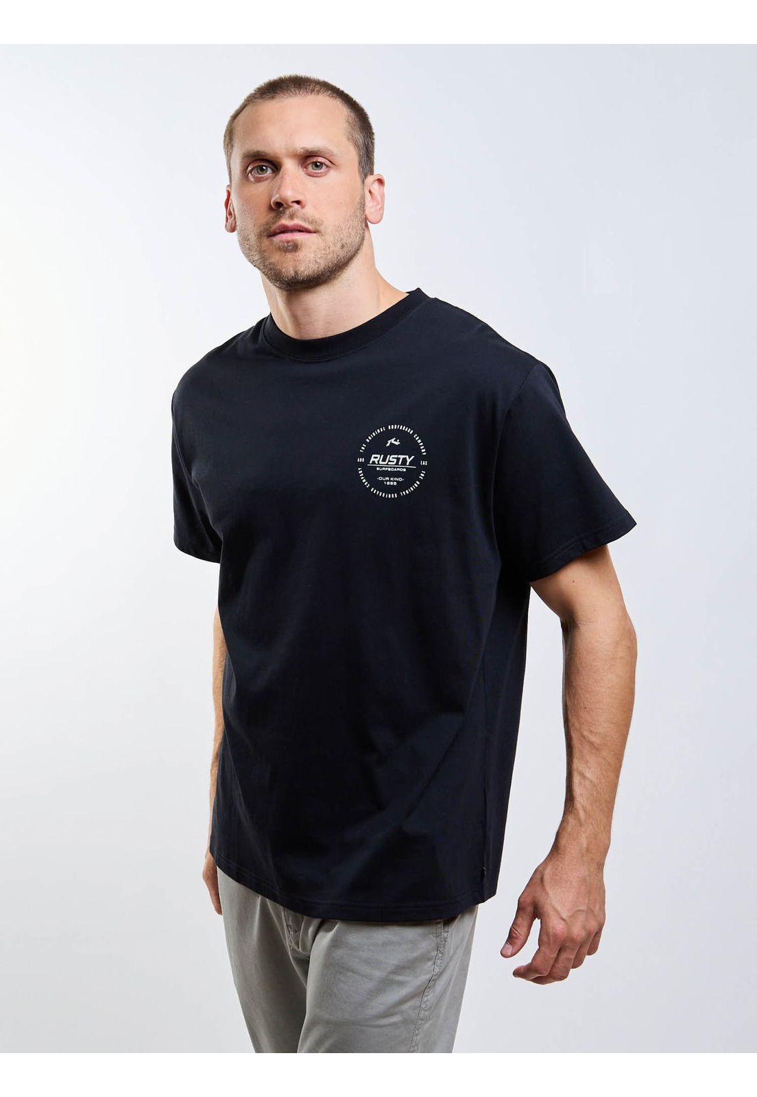 Polera MC Seal Our Kind Negro Hombre Rusty-4