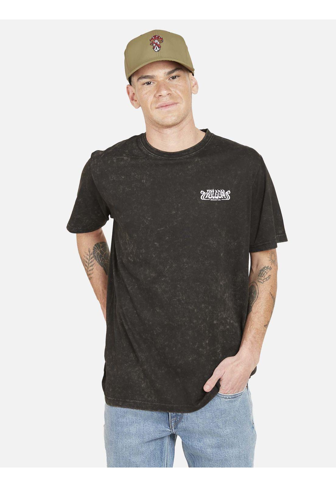 Polera SUBTERRANER  SS TEE Hombre Negro Volcom-0