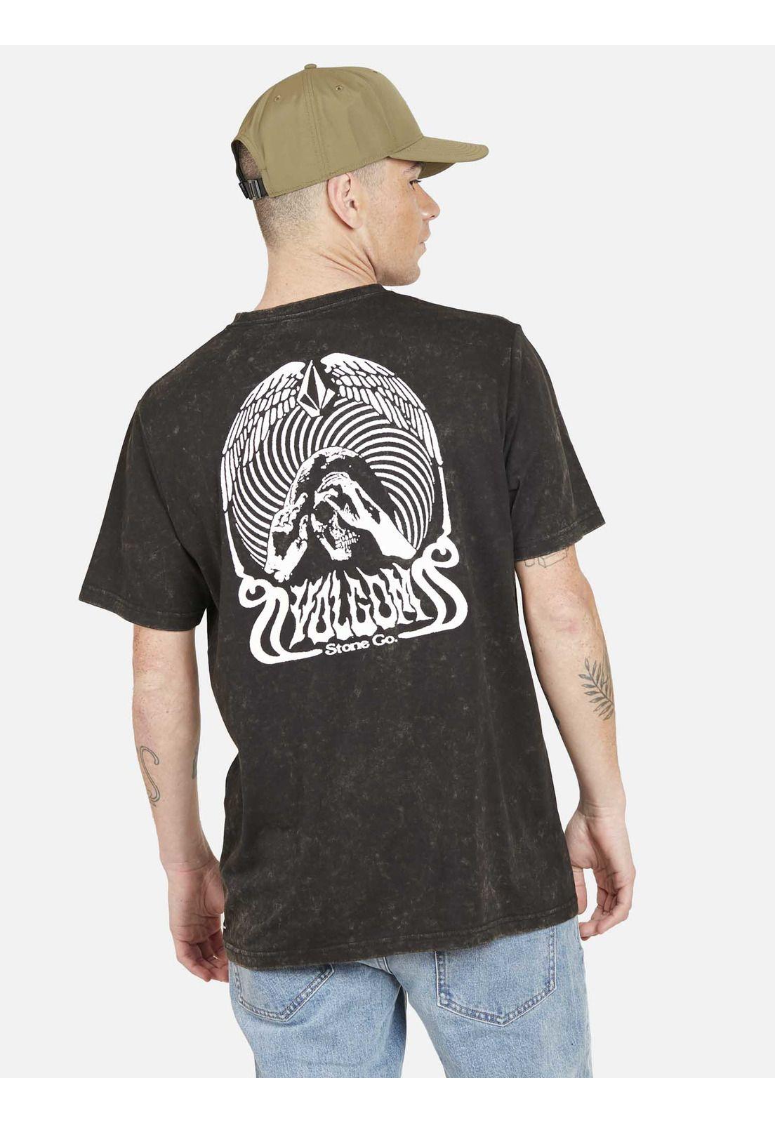 Polera SUBTERRANER  SS TEE Hombre Negro Volcom-2