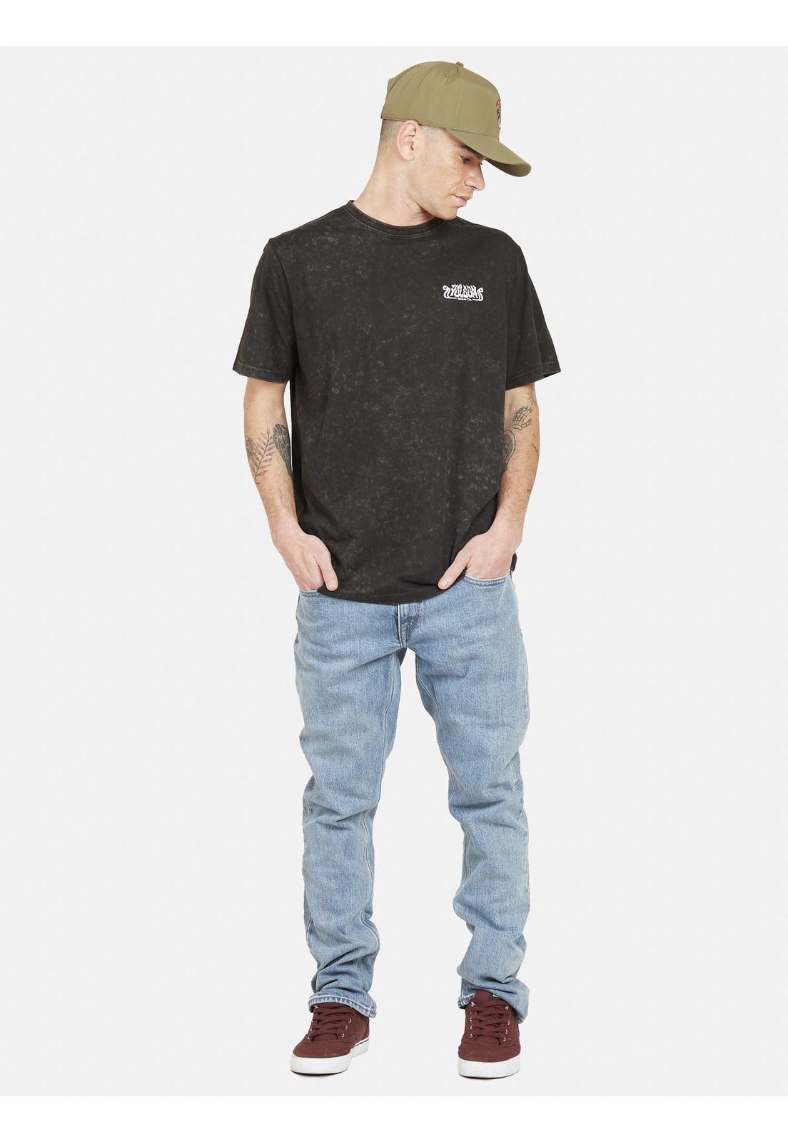 Polera SUBTERRANER  SS TEE Hombre Negro Volcom-3