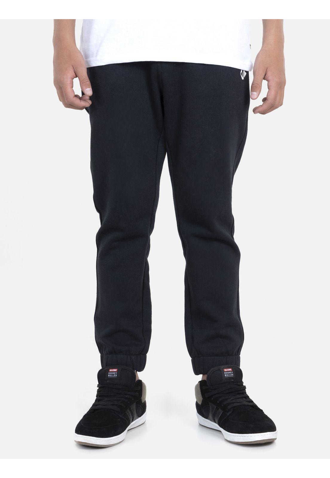 Jogger Crust Juvenil Negro Volcom-0