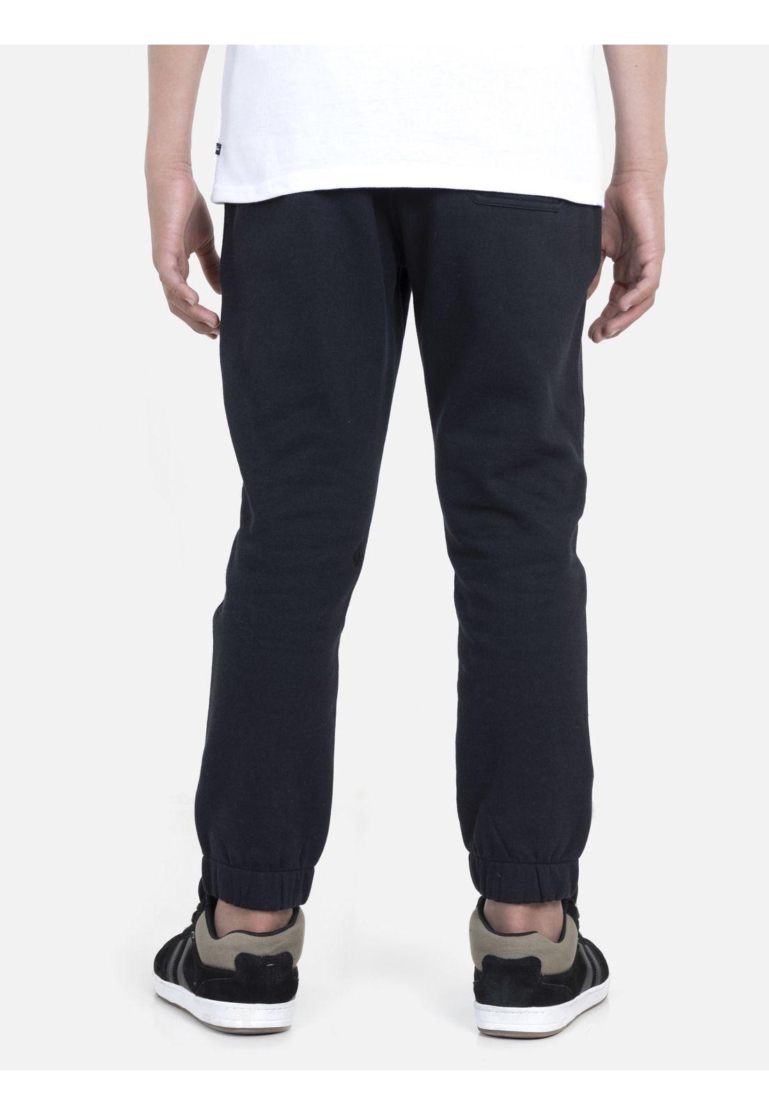 Jogger Crust Juvenil Negro Volcom-1