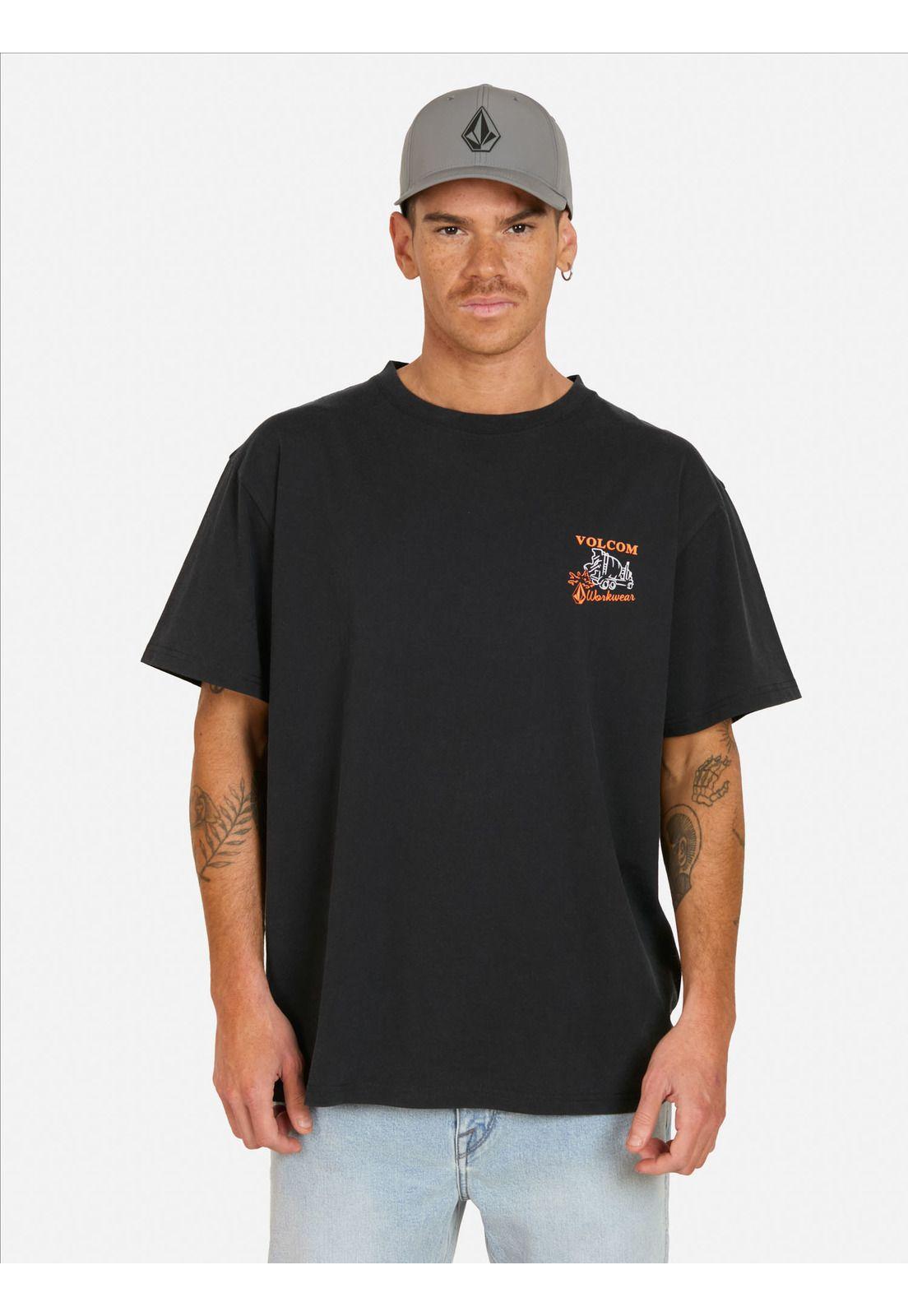 Polera MC Bowl Negro Hombre Volcom-3