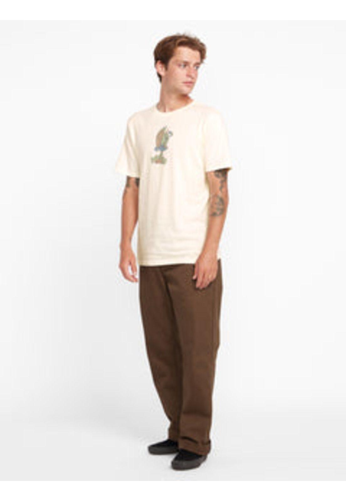 Polera Skate Vitals Wizard Blanco Hombre Volcom-0