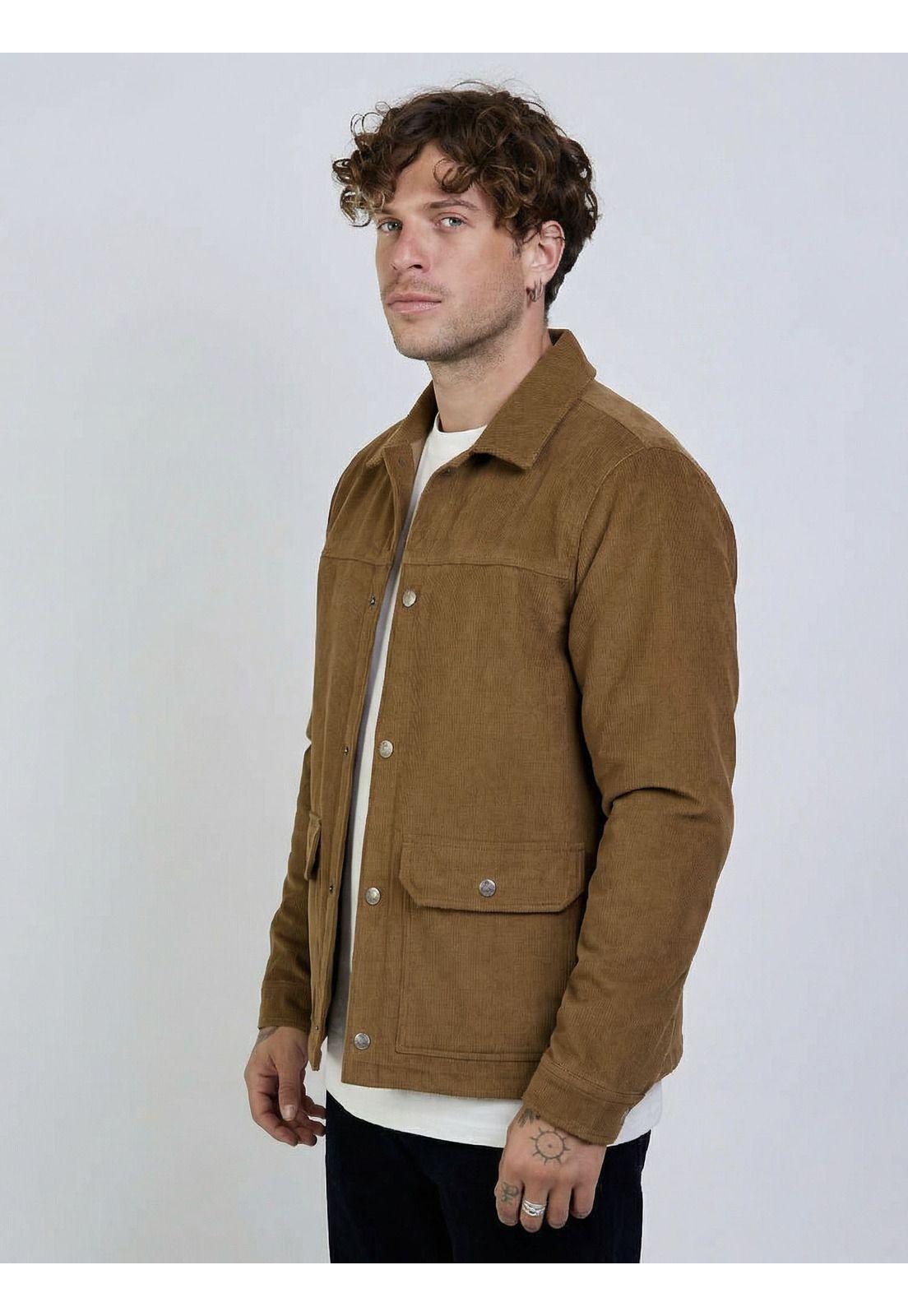 Overshirt Burnside Café Hombre Volcom-2