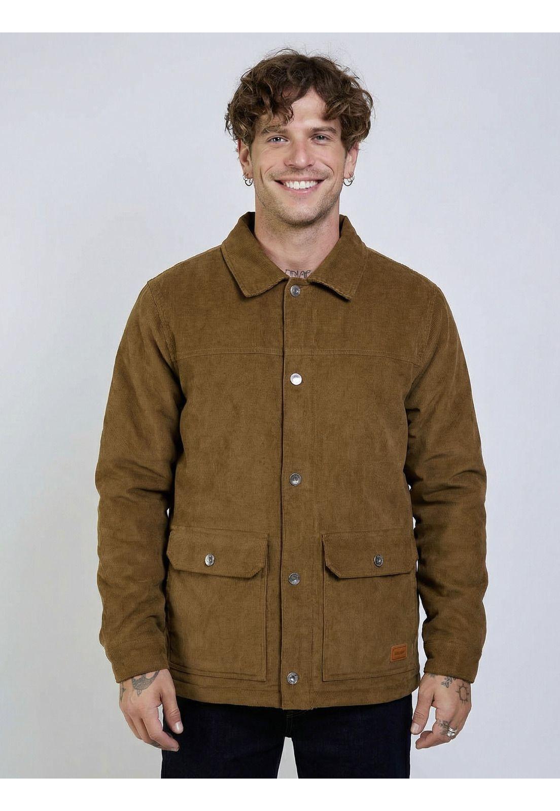 Overshirt Burnside Café Hombre Volcom-3