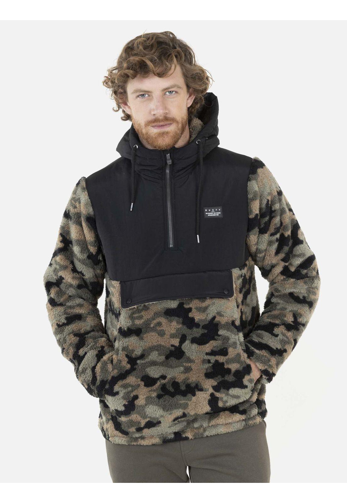 Poleron Hombre 7O194 Multicolor Rusty-0