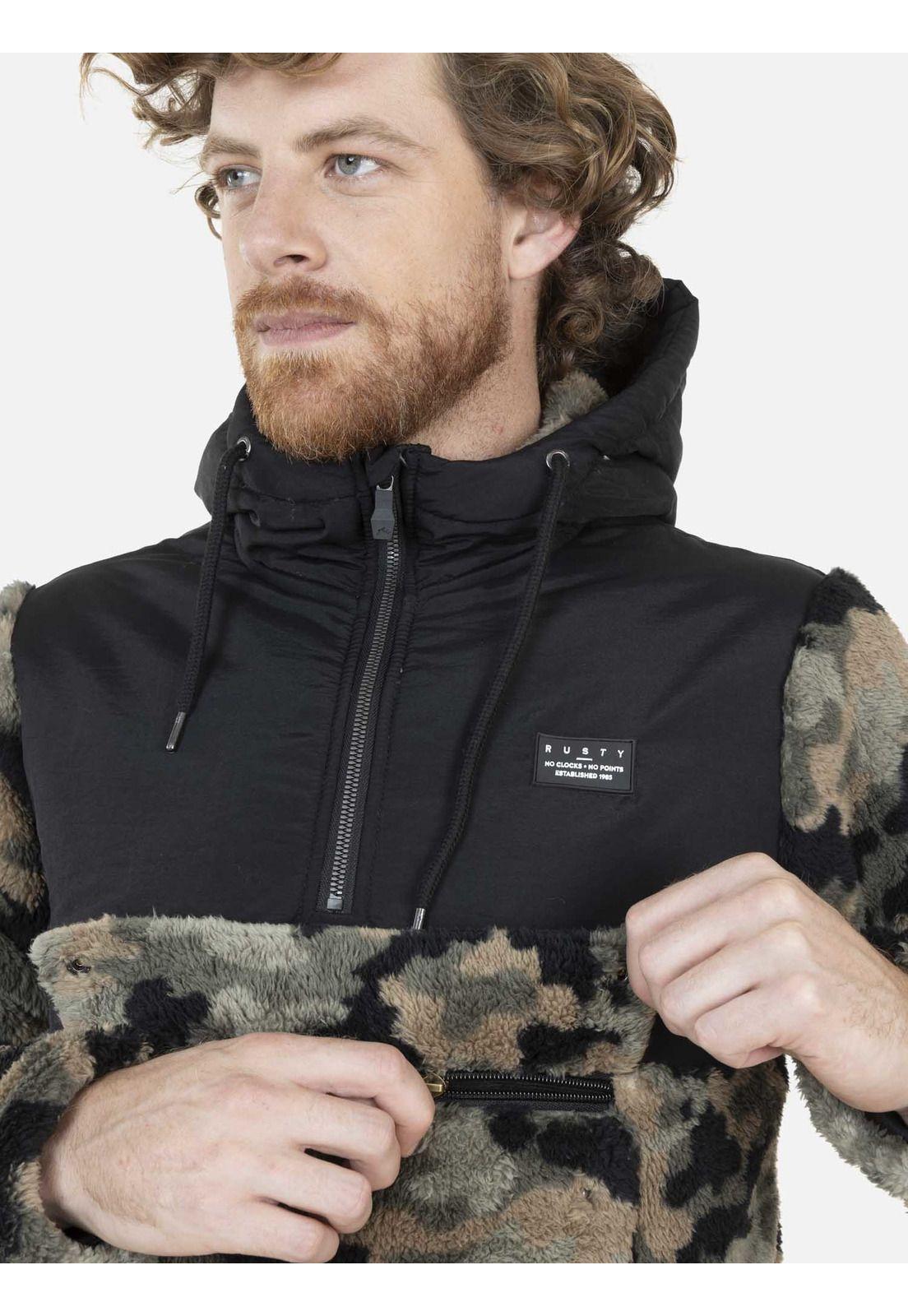 Poleron Hombre 7O194 Multicolor Rusty-2