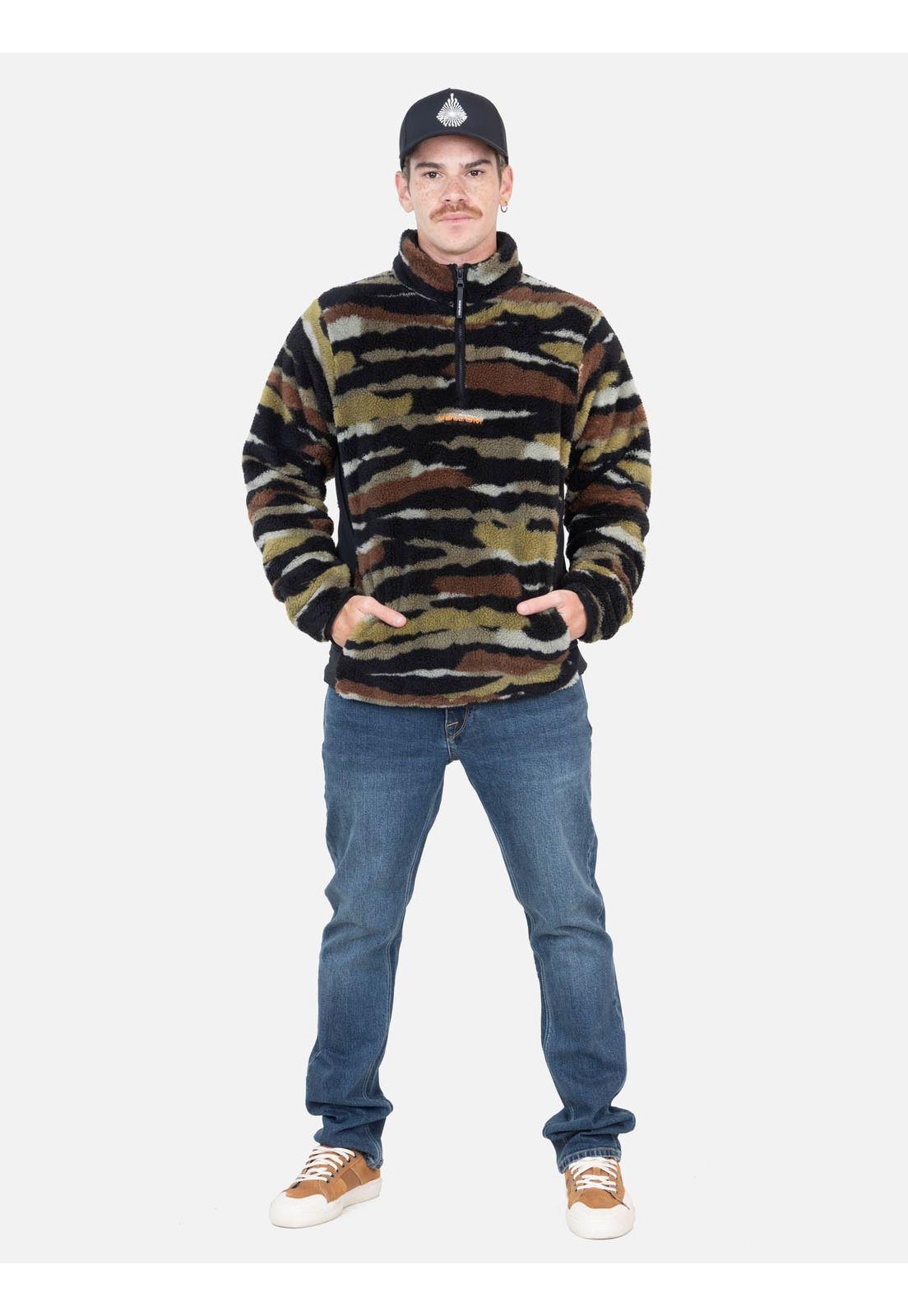 Poleron Ride Multicolor Hombre Volcom-3