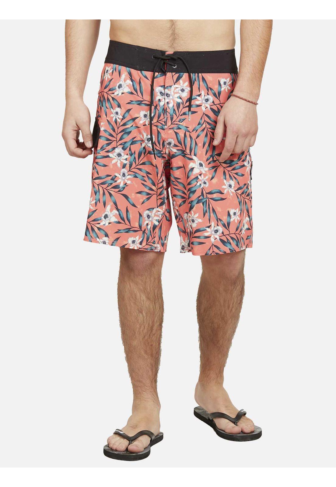 Traje de Baño TROPICAL HIDE OUT TRUNKS RED Hombre Multicolor Volcom-0