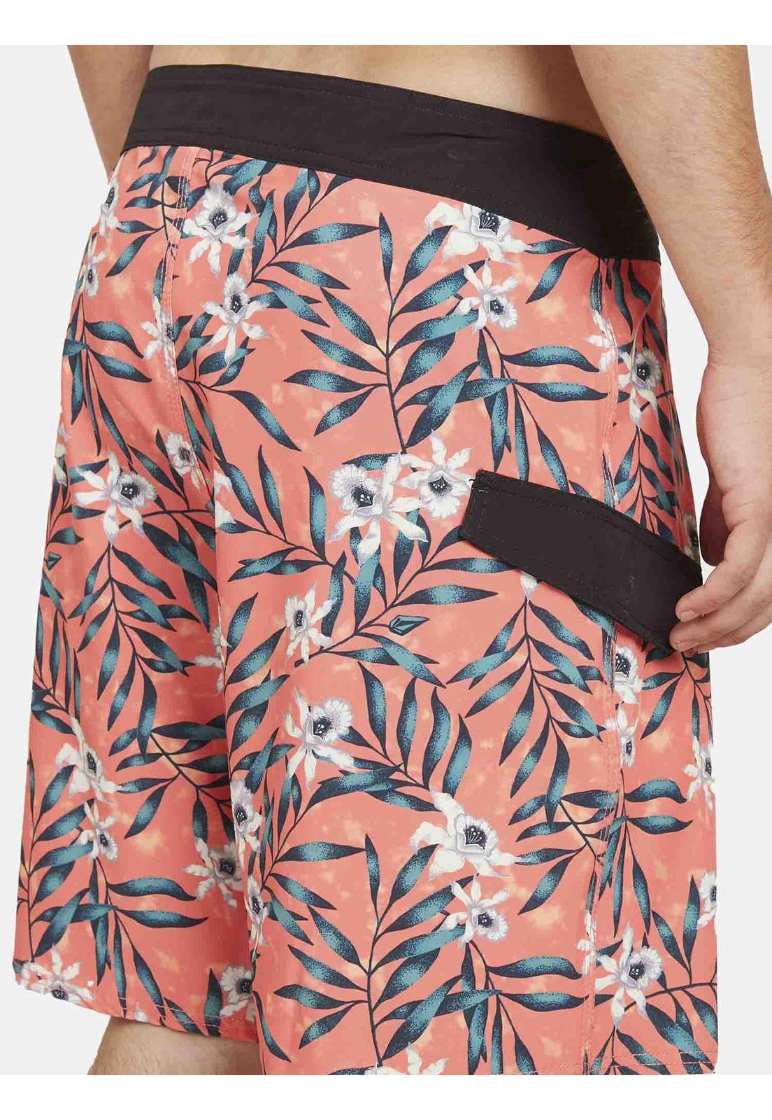 Traje de Baño TROPICAL HIDE OUT TRUNKS RED Hombre Multicolor Volcom-2