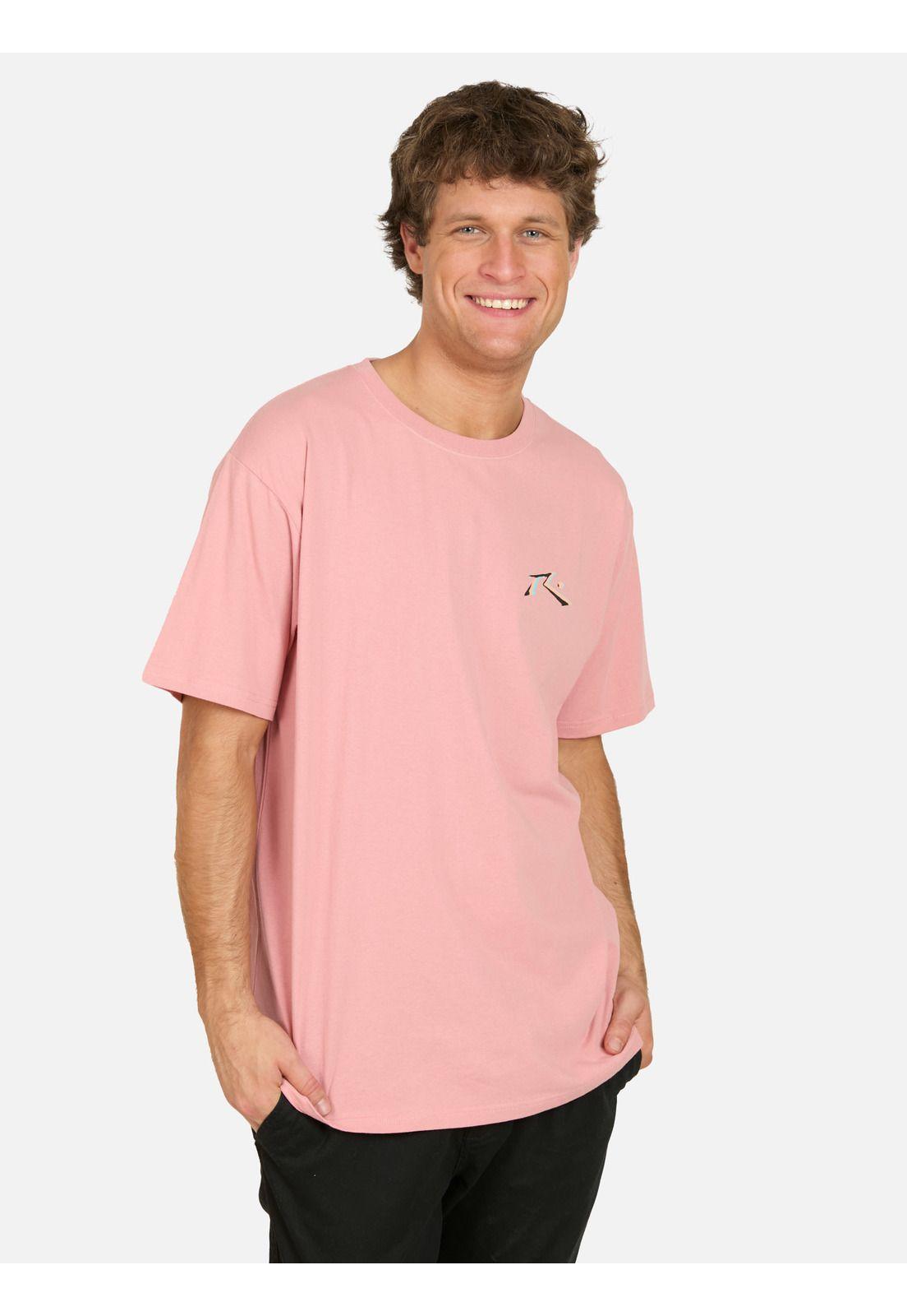 Polera MC Eco Rosado Hombre Rusty-0