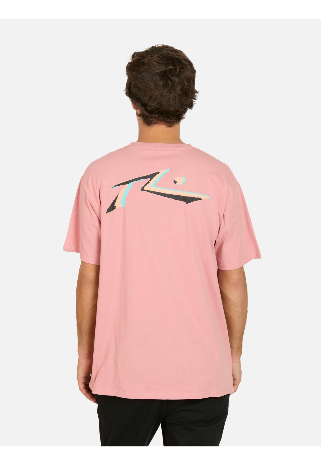 Polera MC Eco Rosado Hombre Rusty-1