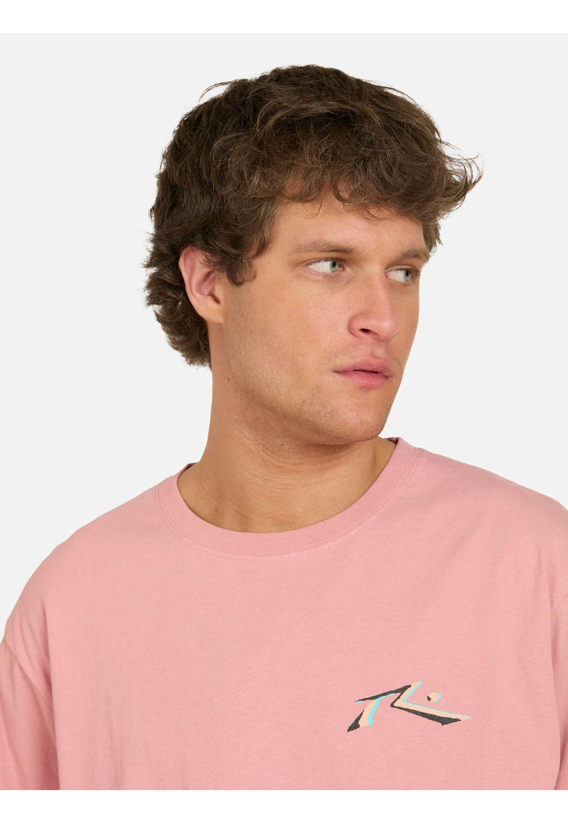 Polera MC Eco Rosado Hombre Rusty-2