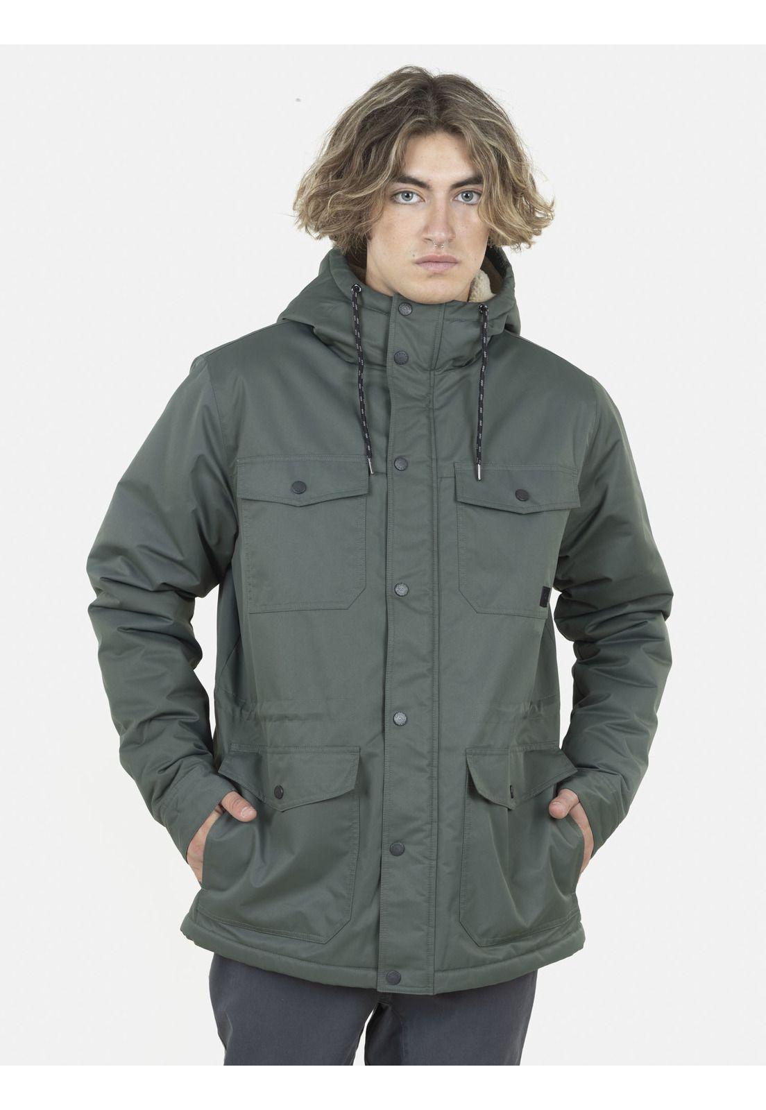 Jacket Force Hombre Verde Rusty-0