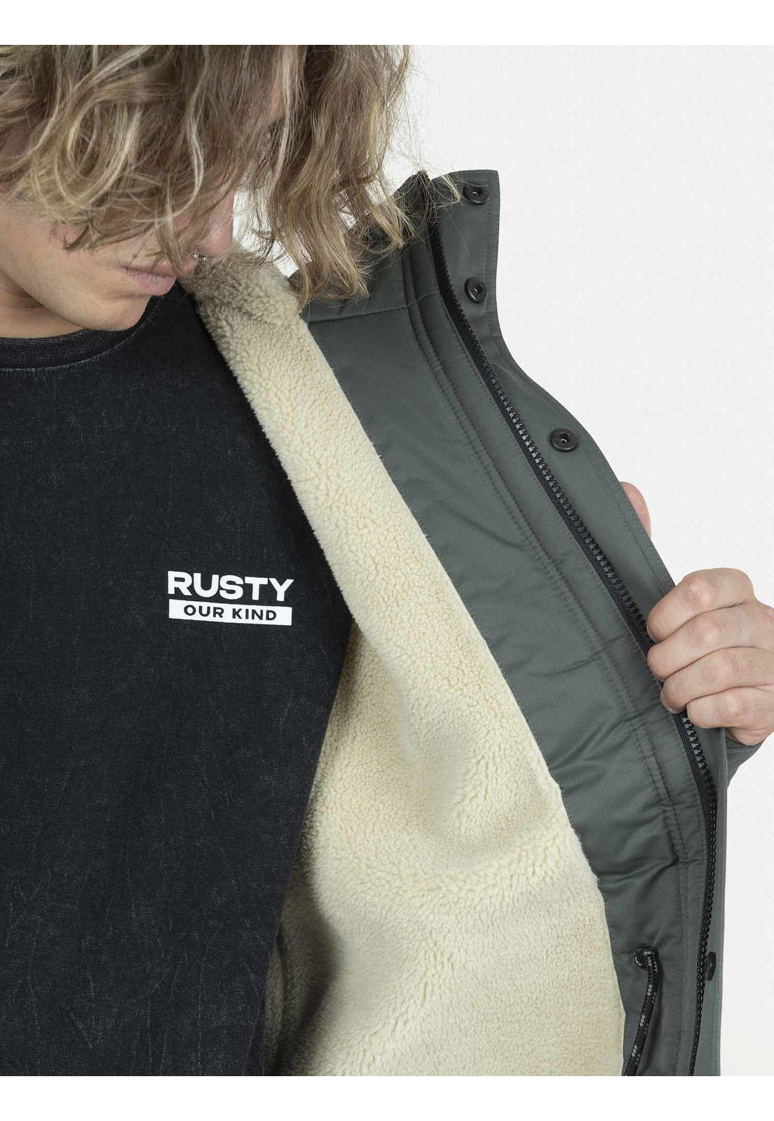 Jacket Force Hombre Verde Rusty-2