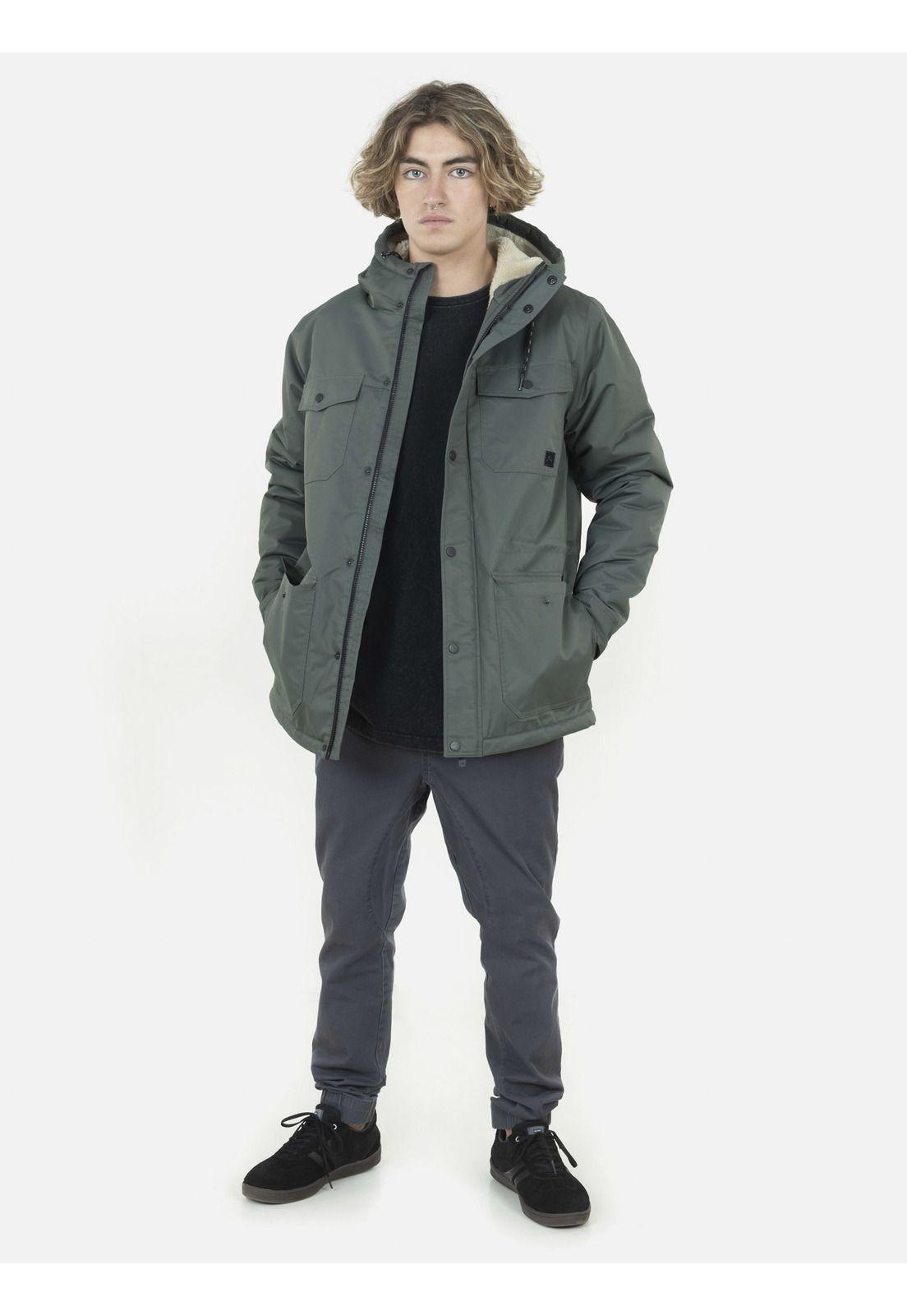 Jacket Force Hombre Verde Rusty-3