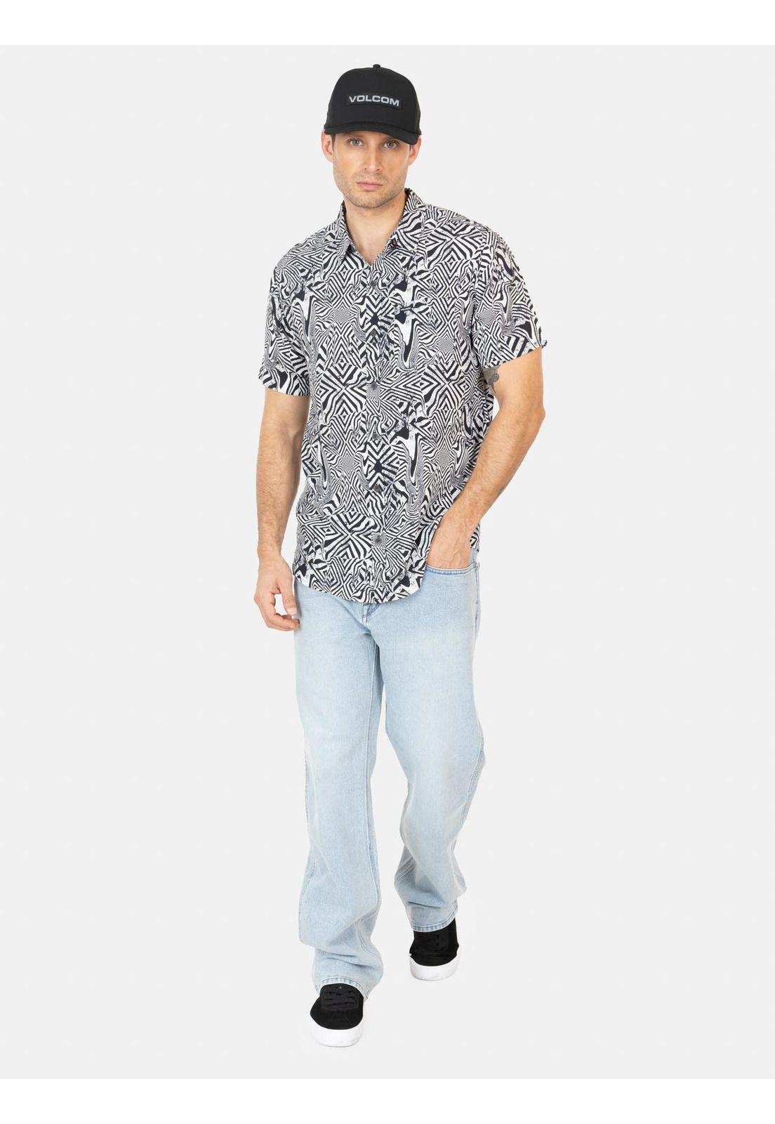 Camisa MC Ola Multicolor Hombre Volcom-3