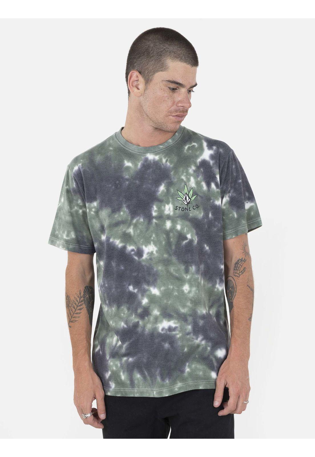 Polera Hombre  STONED S/S TEE Multicolor Volcom-0