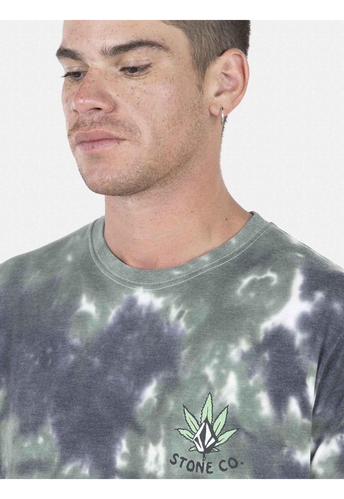 Polera Hombre  STONED S/S TEE Multicolor Volcom-2