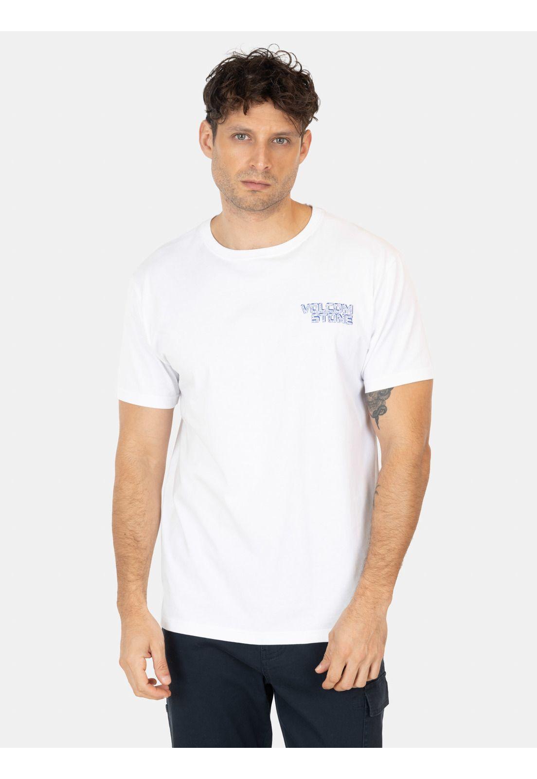 Polera MC Migrane Blanco Hombre Volcom-0