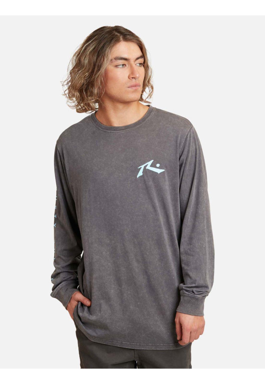 Polera R Surf Co Lst Gris oscuro Hombre Rusty-0