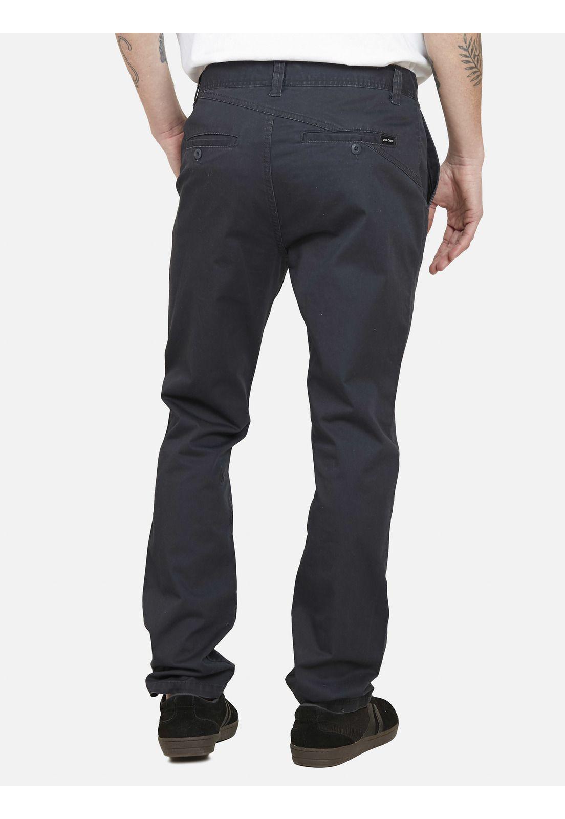 Pantalón Clasico 7N124 Hombre Azul Volcom-1