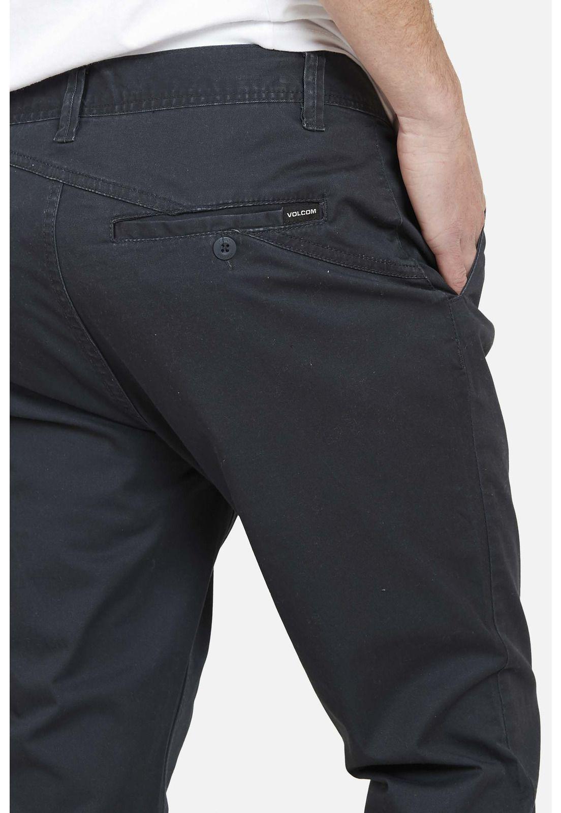 Pantalón Clasico 7N124 Hombre Azul Volcom-2