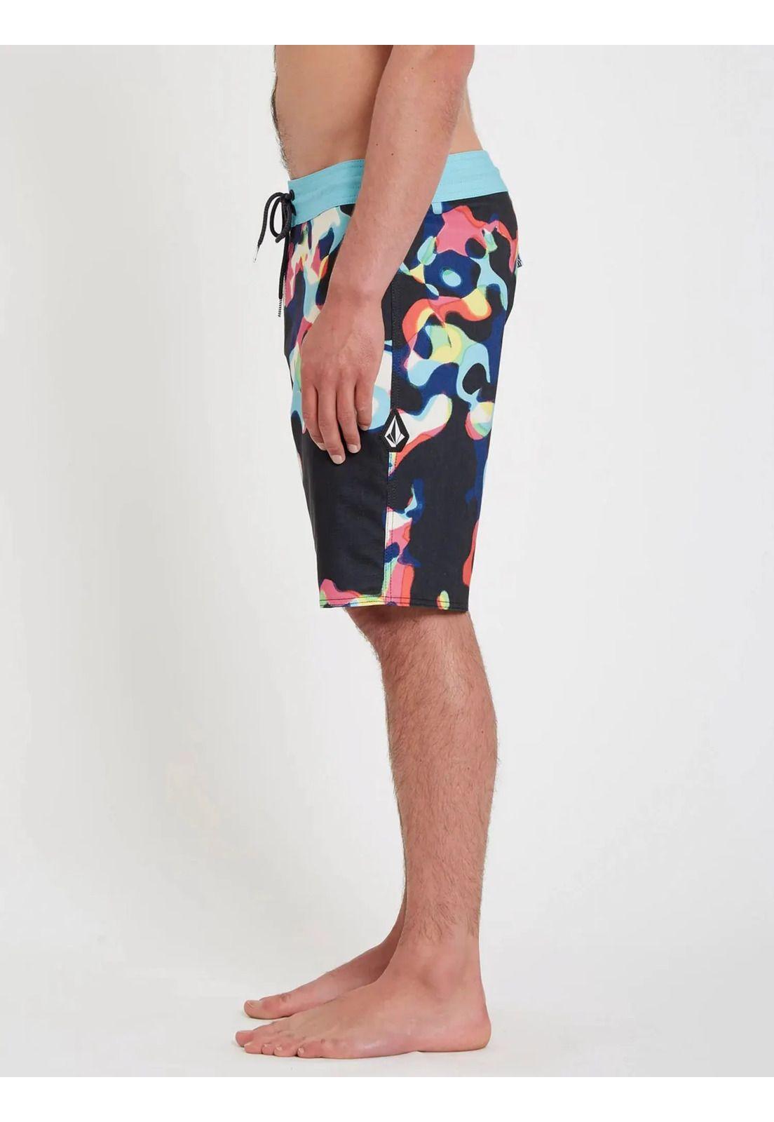 Traje de Baño SATURATE STONEY 19 Hombre Gris Volcom-3