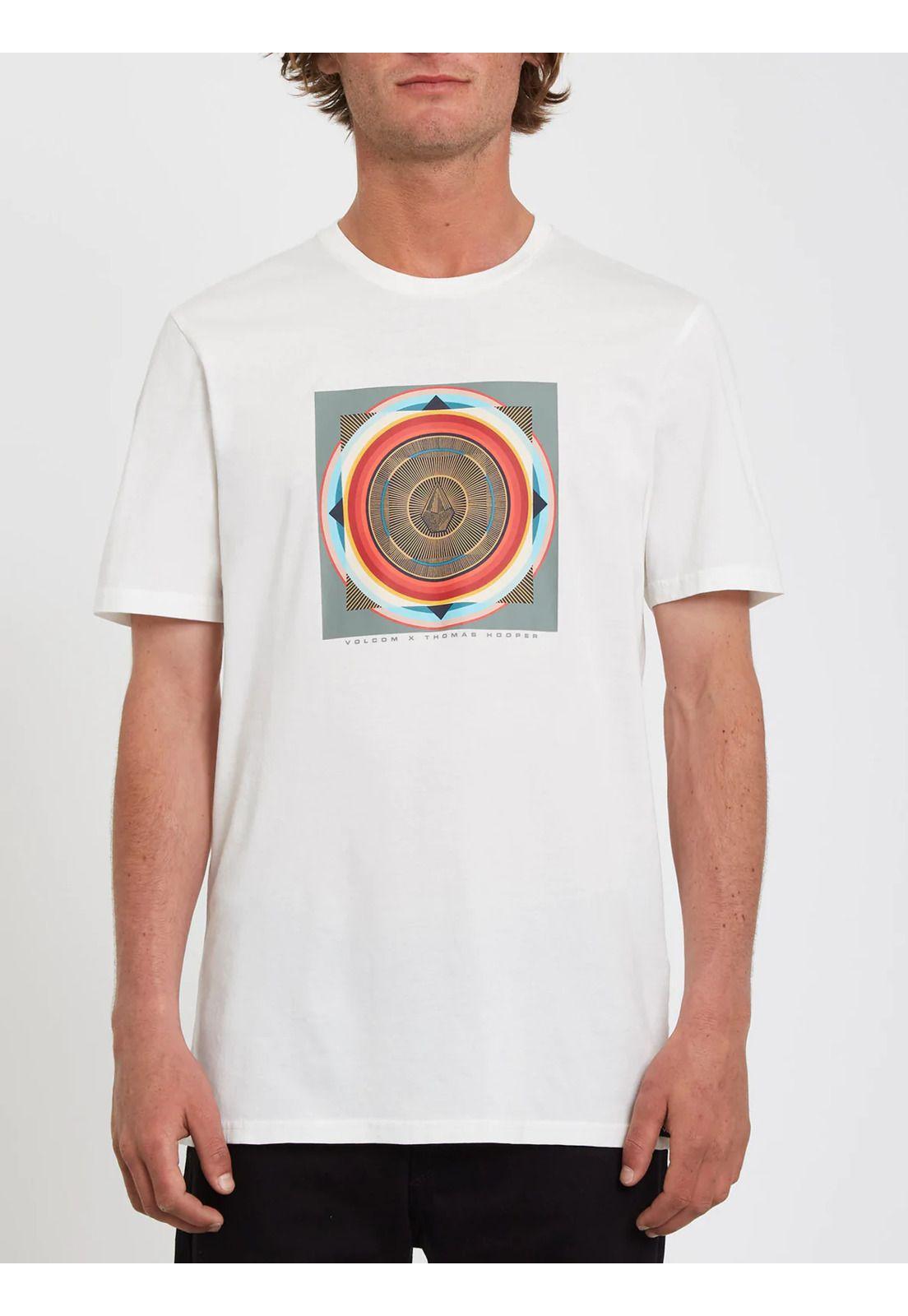 Polera THOMAS HOOPER FA SS Hombre Blanco Volcom-0