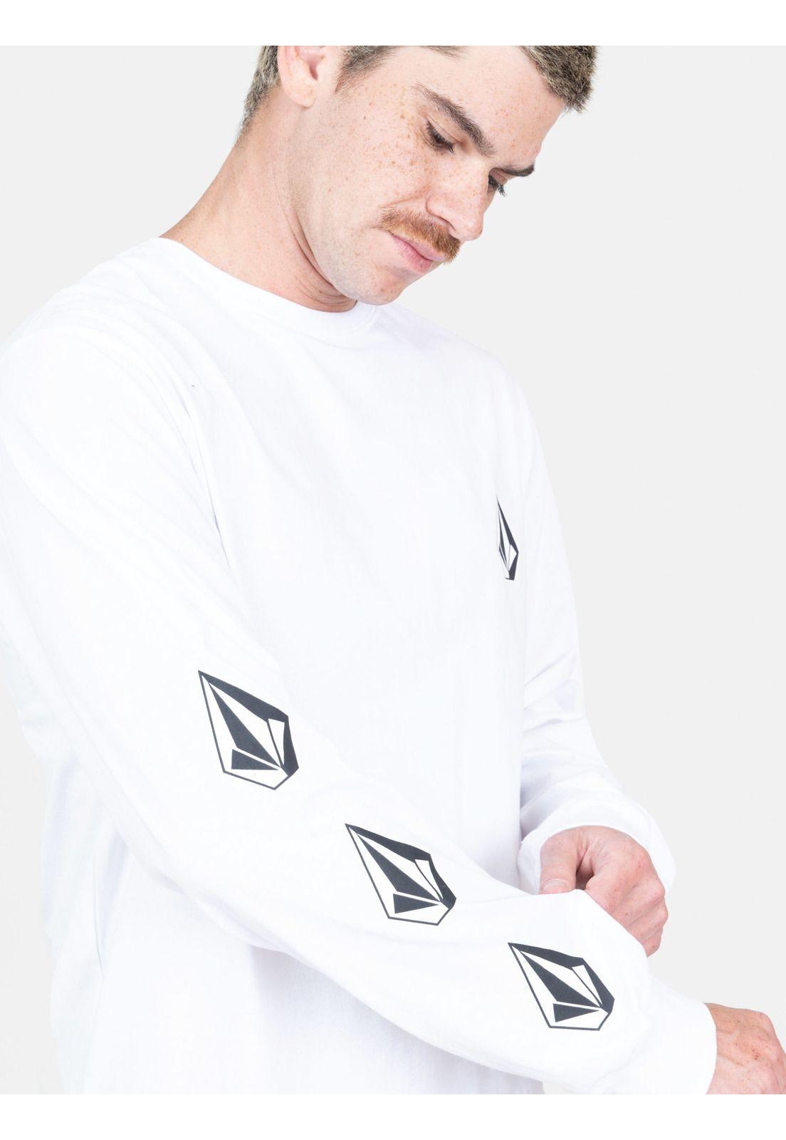 Polera ML Outstorm Blanco Hombre Volcom-2