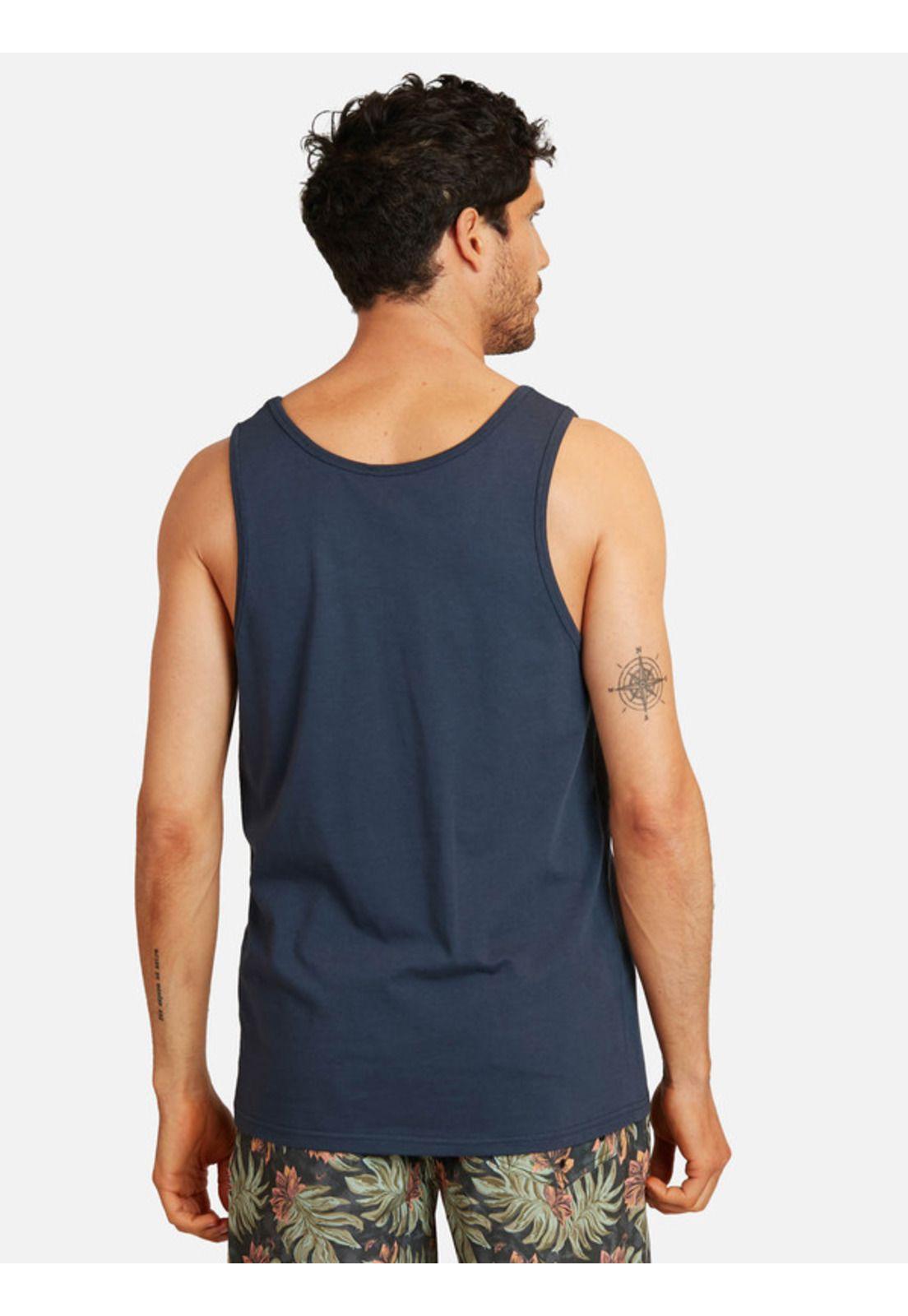 Polera Crisp Stone Tank Azul marino Hombre Volcom-1