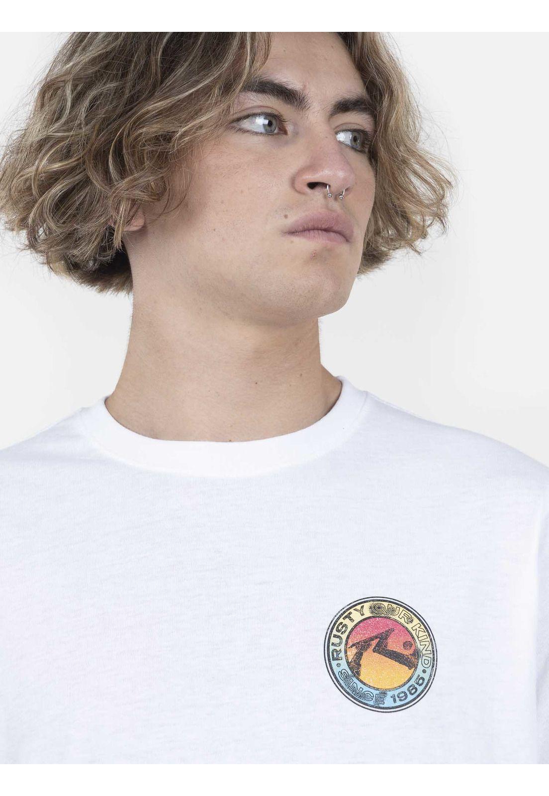 Polera Hombre OUR KIND Blanco Rusty-2