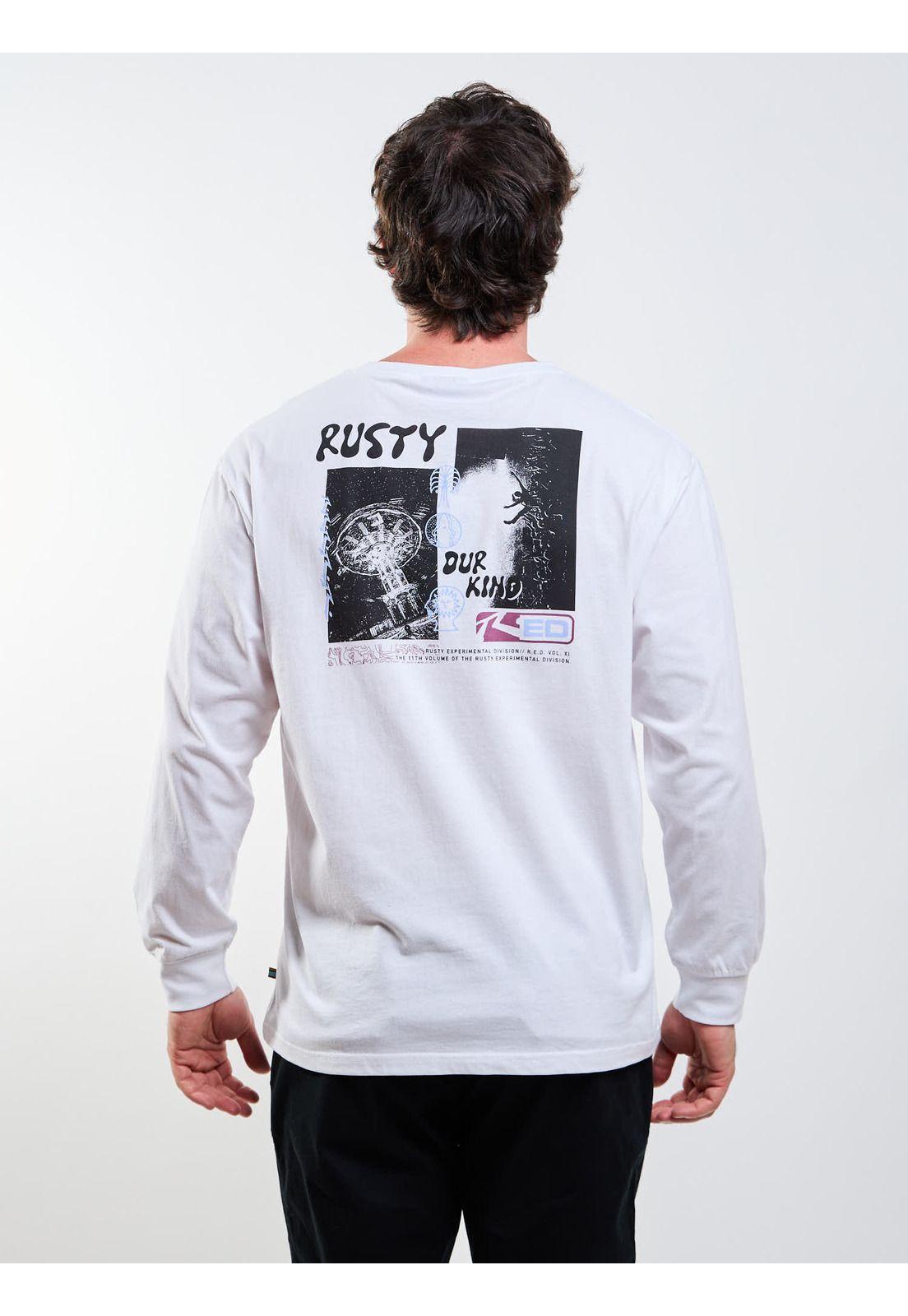 Polera ML Red Vol. Xi Blanco Hombre Rusty-3