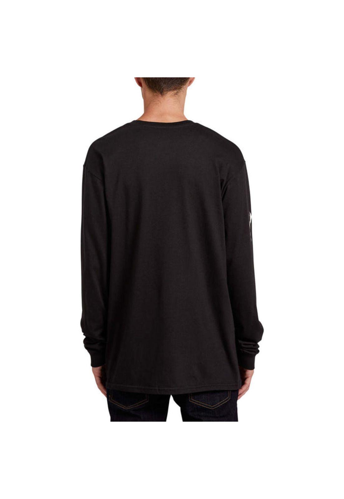 Polera Juvenil KEROSCHEME L/S TEE YOUTH Negro Volcom-1