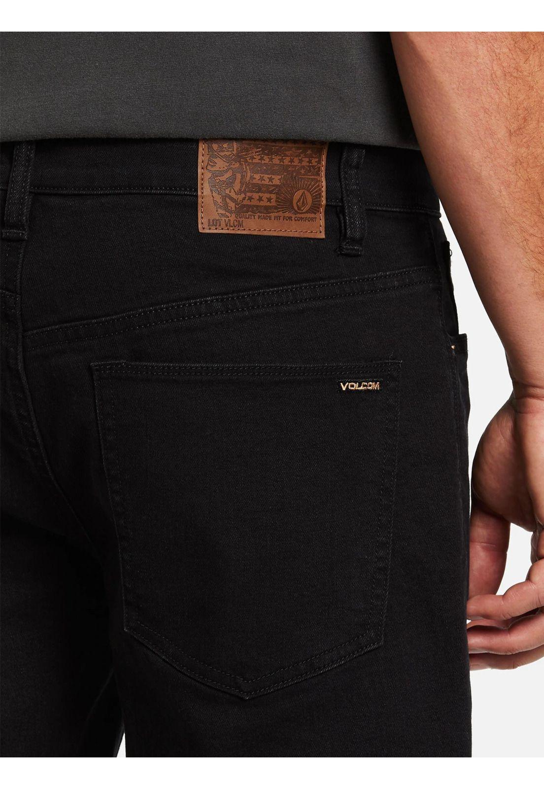 Jeans Solver Hombre Negro Volcom-2